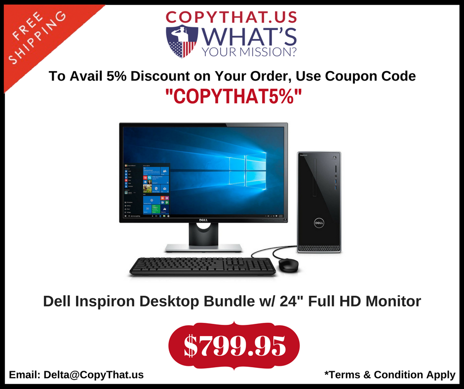 Copy_That_US's tweet image. #Dell Inspiron #DesktopBundle w/ 24" #FullHDMonitor #DellDesktop #DellMonitor copythat.us/dell-inspiron-…