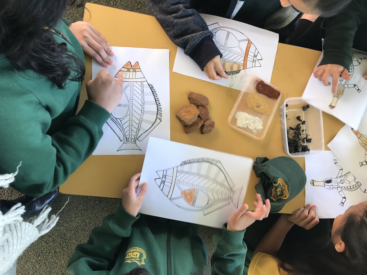 GNICOS7's tweet image. Appreciating our Aboriginal culture @HarcourtPS #EDWeek17 @janholt07 @KathyPowzun @mserafim1