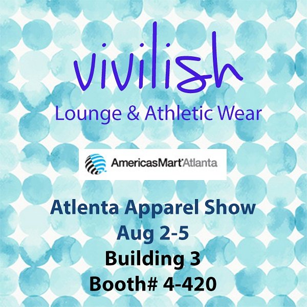 vivilish_la's tweet photo. Vivilish Active&amp;Lounge wear first timer! Come visit us! 🌻building3 #4-420 #atlantaapperalshow #americasmart #tradershow #fashionwholesale https://t.co/APFiWeYPFS