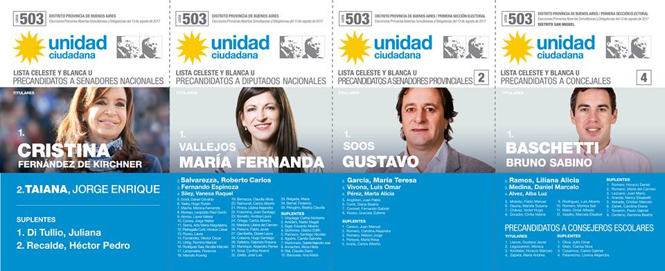 H_Roggero's tweet photo. #SanMiguel el Candidato de @CFKArgentina #LaVozDeLaMayoria @BrunoBaschetti lista 4 @UniCiudadanaAR https://t.co/JXIdGzkhud