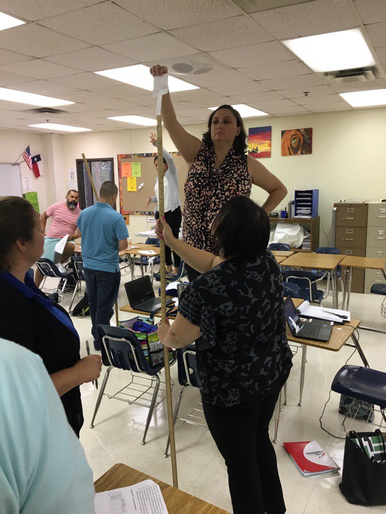 PatrickPulliam5's tweet photo. 8th grade CFB science teachers Working through labs during LMAM @CFBISD #LMAM2017 https://t.co/y7AH25pHGa