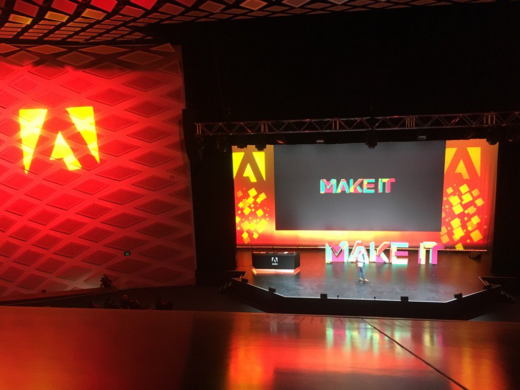 timkitchen's tweet photo. 35000 watching Adobe Make IT live now #MAKEITAPAC #crateedu https://t.co/uTR2Sr0ZE9