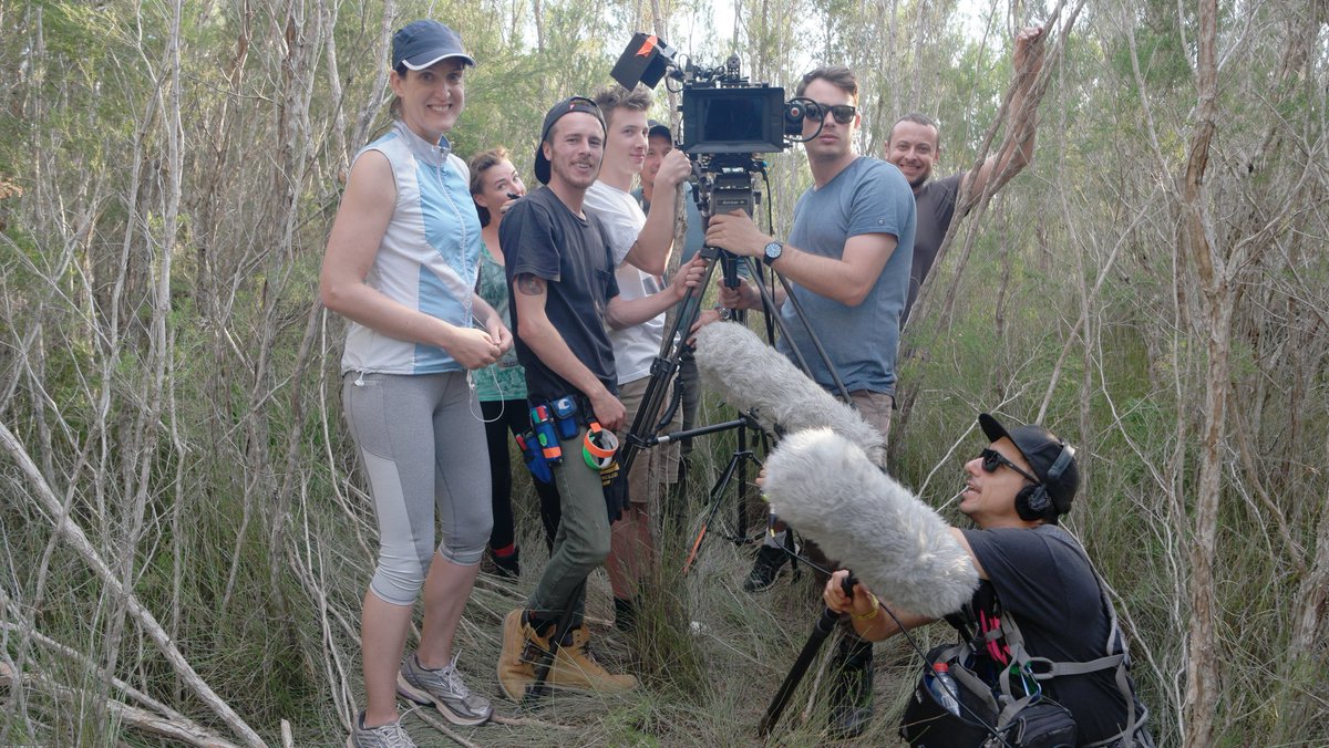#ThrowbackThursday to Day 10: deep in the forest for a pivotal scene #indiefilm #filmmaking #psychologicalthriller #location #bigscare