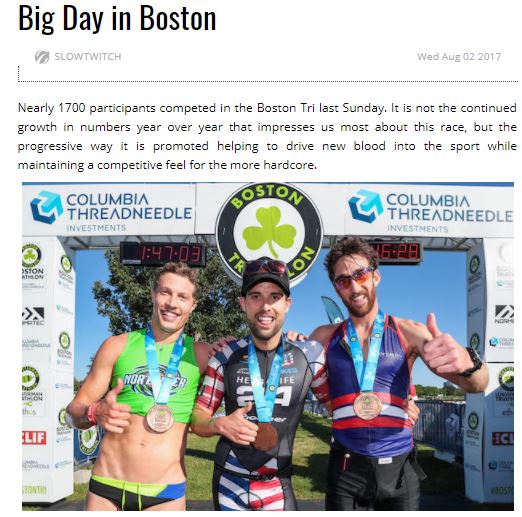 BostonTriathlon's tweet image. A big day in Boston, via @slowtwitch bit.ly/2wnsGYe 
 #BostonTri #Triathlon #boston @CTInvest_US