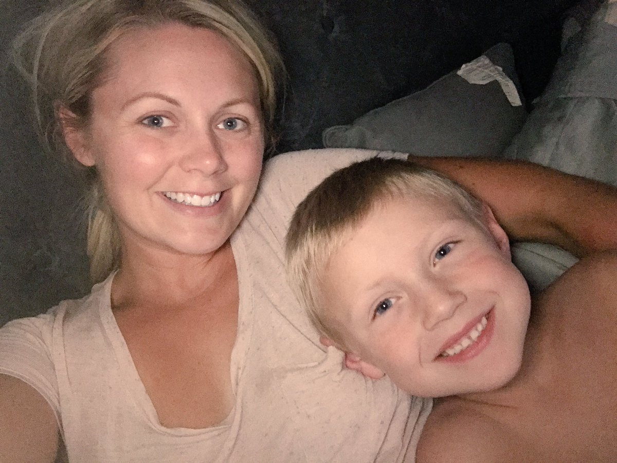 Tanad85's tweet photo. #AGT cuddles with my #CarterB https://t.co/JO1DTrl1H4