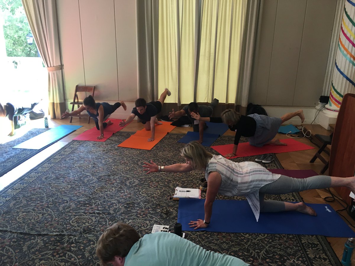vminakawa's tweet photo. Today's Mindful Movement session @InstituteforSEL https://t.co/gEH4Qm9Pbb