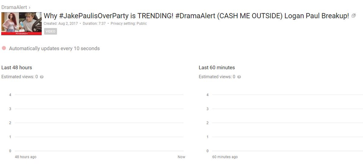 KEEMSTAR's tweet photo. Looks like the new video is doing well, 0 views! LMFAO @TeamYouTube https://t.co/hebAeE7jdR