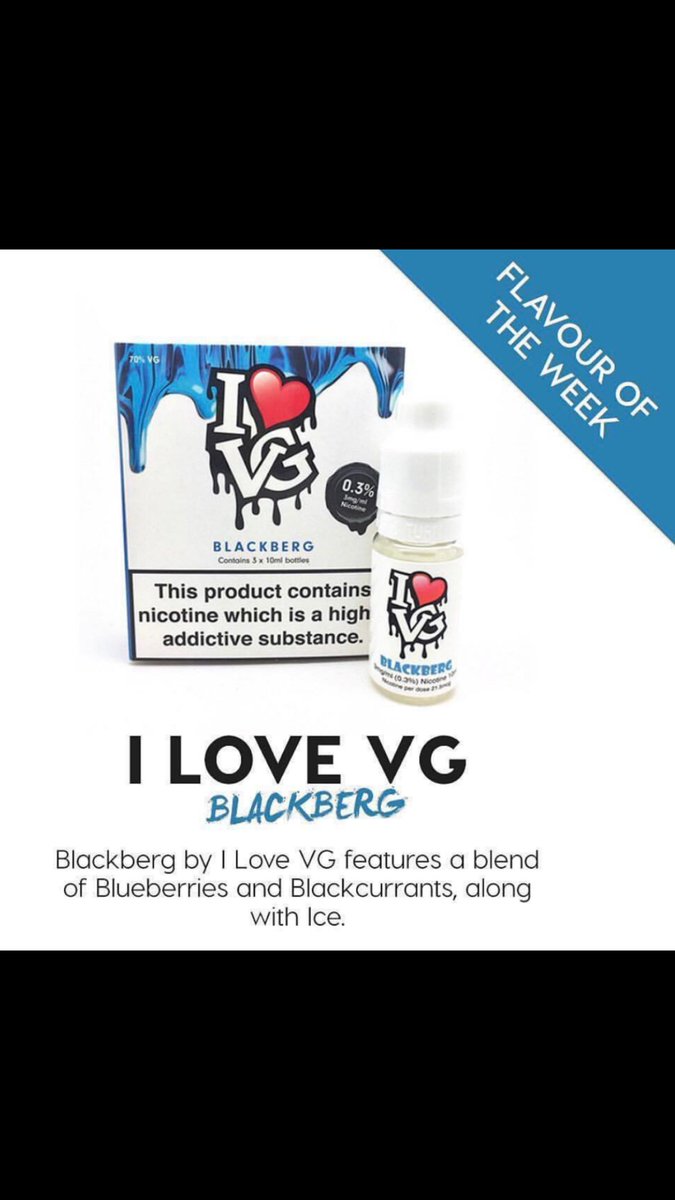 Our #blackberg @LOVEVGUK has been rated as #flavouroftheweek !!!

#vapefam #vape #cloudchasing #Vapormax #vapor #VapeOn #vapeuk #london #uk