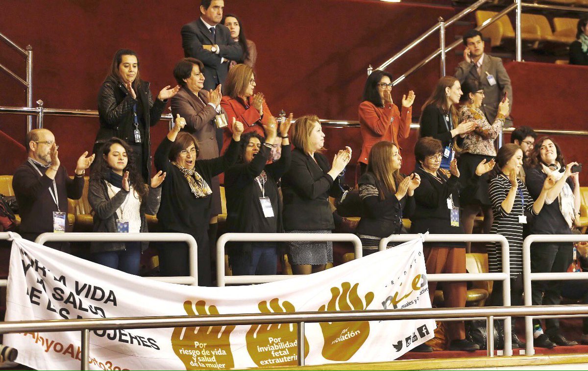 MilesChile's tweet photo. Histórico: Congreso Nacional aprueba ley de aborto tras 28 años de penalización https://t.co/kPqugqQFWO | #Aborto3causales https://t.co/zMcaj0dFxh
