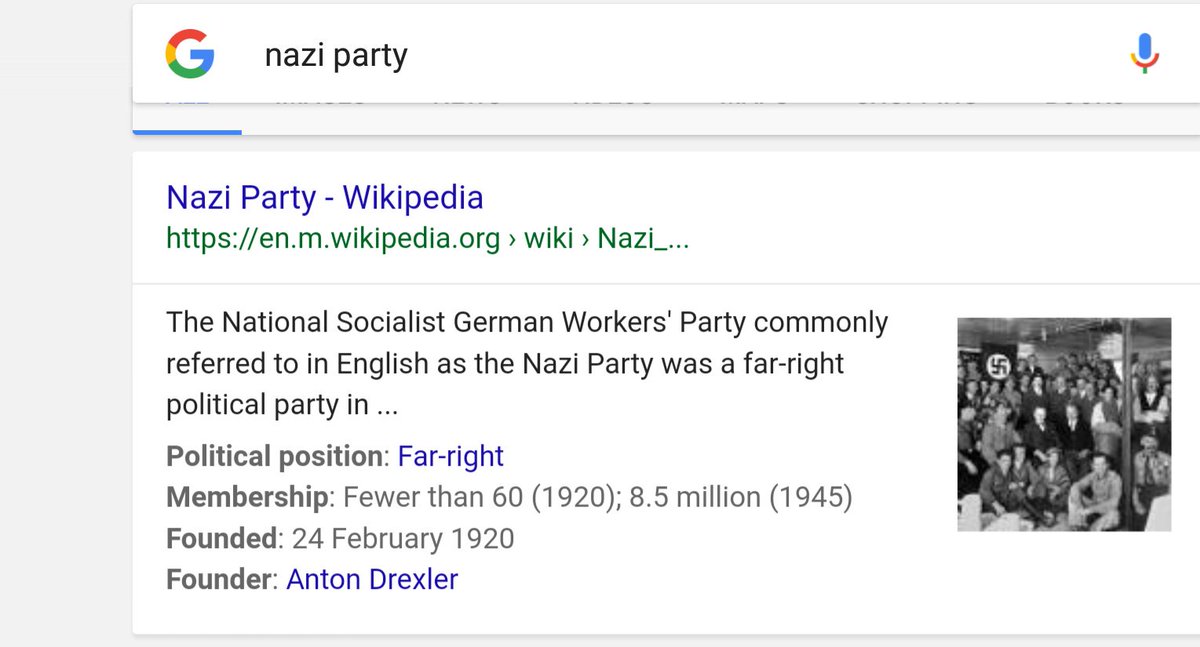 HumanMalteser's tweet photo. The Nazi party is more to the left than to the right...Take a look SJWs, notice how it says "socialist" but yet people are alt right nazis https://t.co/Z5HUCvy7lf