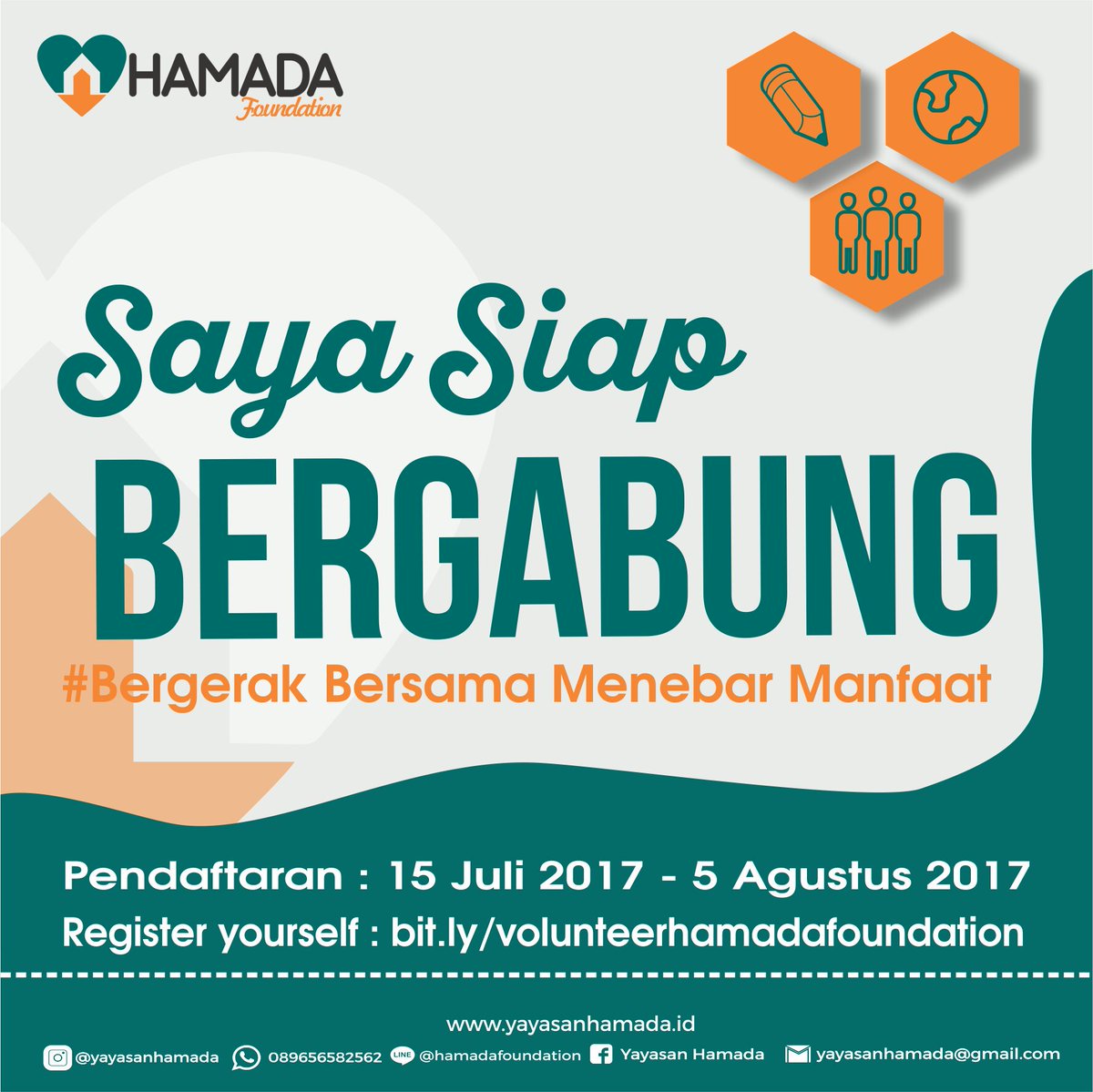 Ayyub_Alqadri's tweet photo. Saya siap Bergerak Bersama Menebar Manfaat dengan @yayasanhamada
#hamadafoundation #mudamulia #ORhamadafoundation https://t.co/s605uIhG3j https://t.co/9wO0447Rl3
