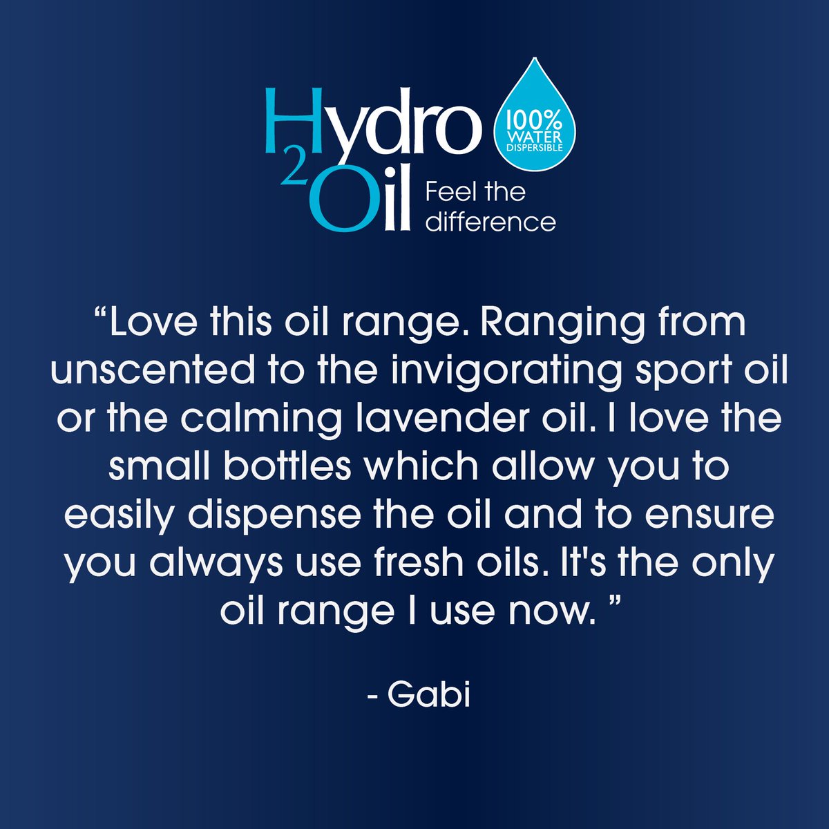 Hydro2Oil's tweet photo. Thanks for the feedback, we love hearing what you guys think! Drop us a line telling us about your favourite Hydro 2 Oil product! https://t.co/2LEJx7bRvp