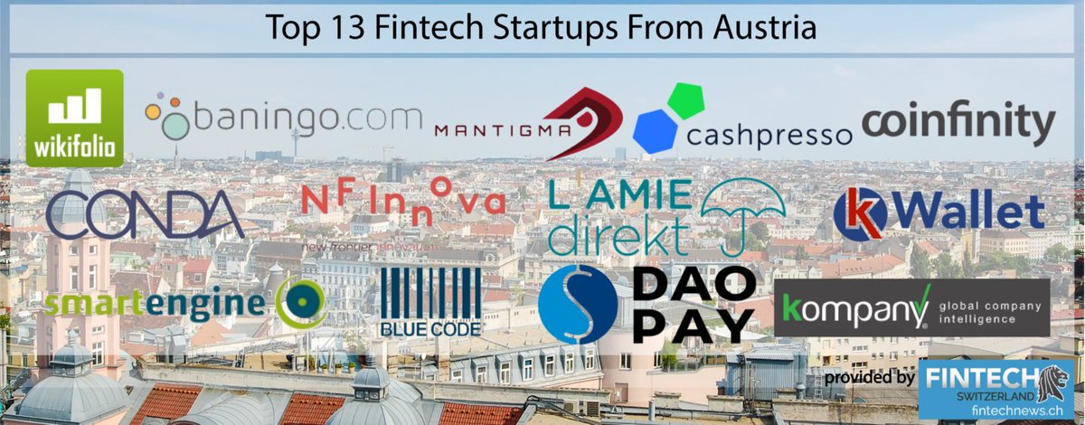 Top 13 #Fintech Startups From Austria buff.ly/2vqIPiF