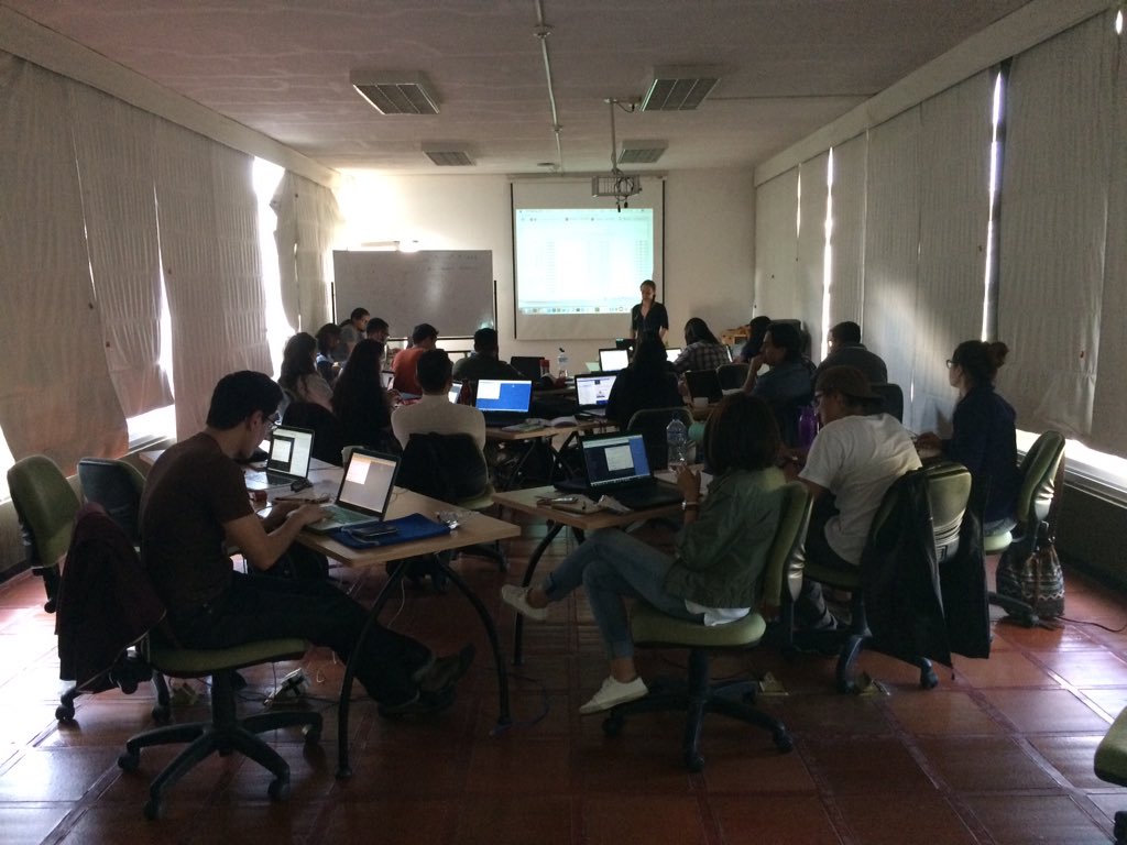 patitepui's tweet photo. Day 3 of RADseq workshop: the challenge of teaching coding and pipelines is easier with our 17 dedicated students #latinherps @frogsicles https://t.co/bLj5ByYblF