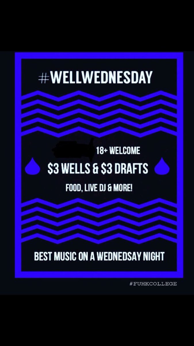 sircharlielove's tweet photo. Come #partywithup tonight @DanceAtTheWell #wellwednesdays #serviceindustrynight @ The Well #FuhkCollege https://t.co/tdE0eoVt67