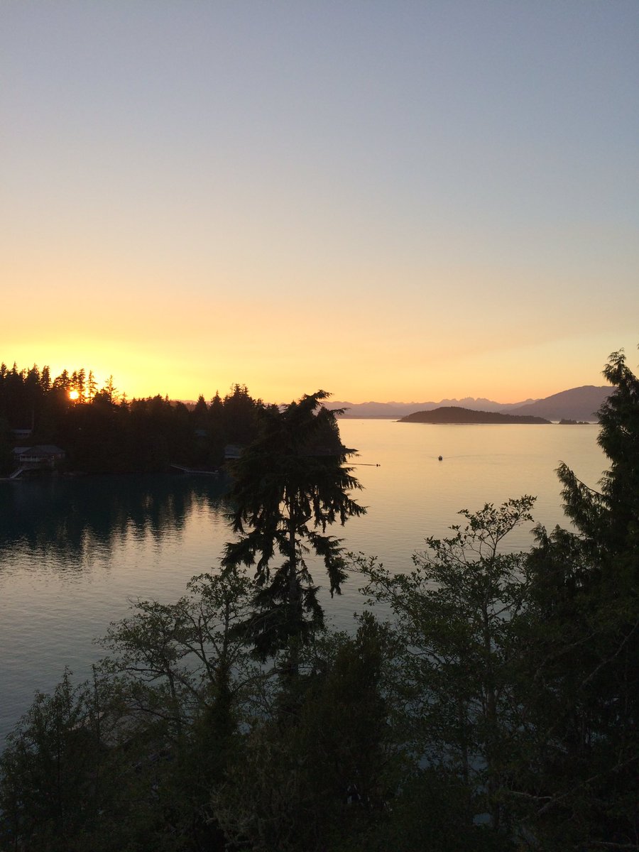 ashkerik's tweet image. Sleepy sky #smcw2017 #bamfield #bamfieldmsc #sunset #barkleysound #viewfromthelibrary @BamfieldMSC
