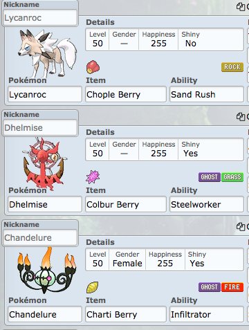 Pokémon Showdown on X: Minor update: Gen 7 teams are now using 3D