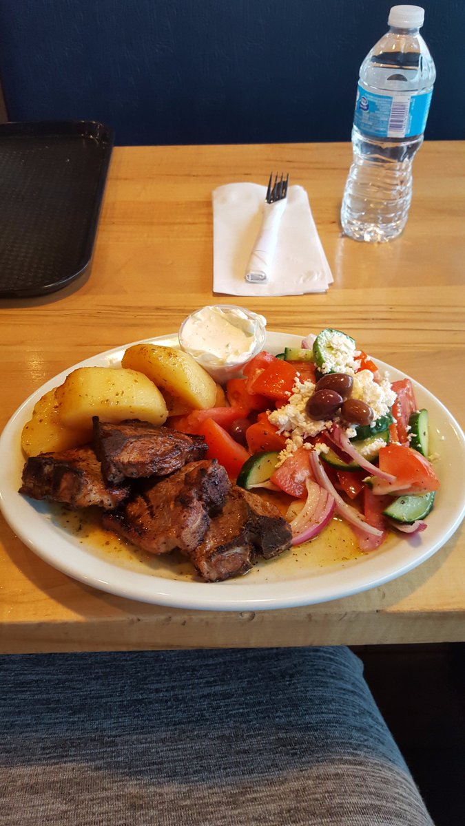 SimplyGreek1's tweet image. Some of the specials we have this week are 1. Beef Souvlaki &amp;amp; 2. Lamb Chops... AND as always, a wide variety of healthy &amp;amp; delicious sides :)