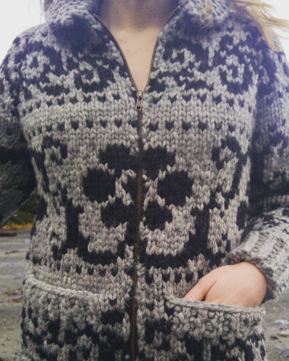 sitkaknits's tweet photo. A throw back to the floral design introduced in the spring! Look for more designs soon! #etsy #etsyseller #naturalfibres #westcoast #VanIsle https://t.co/kExp2CtjTL