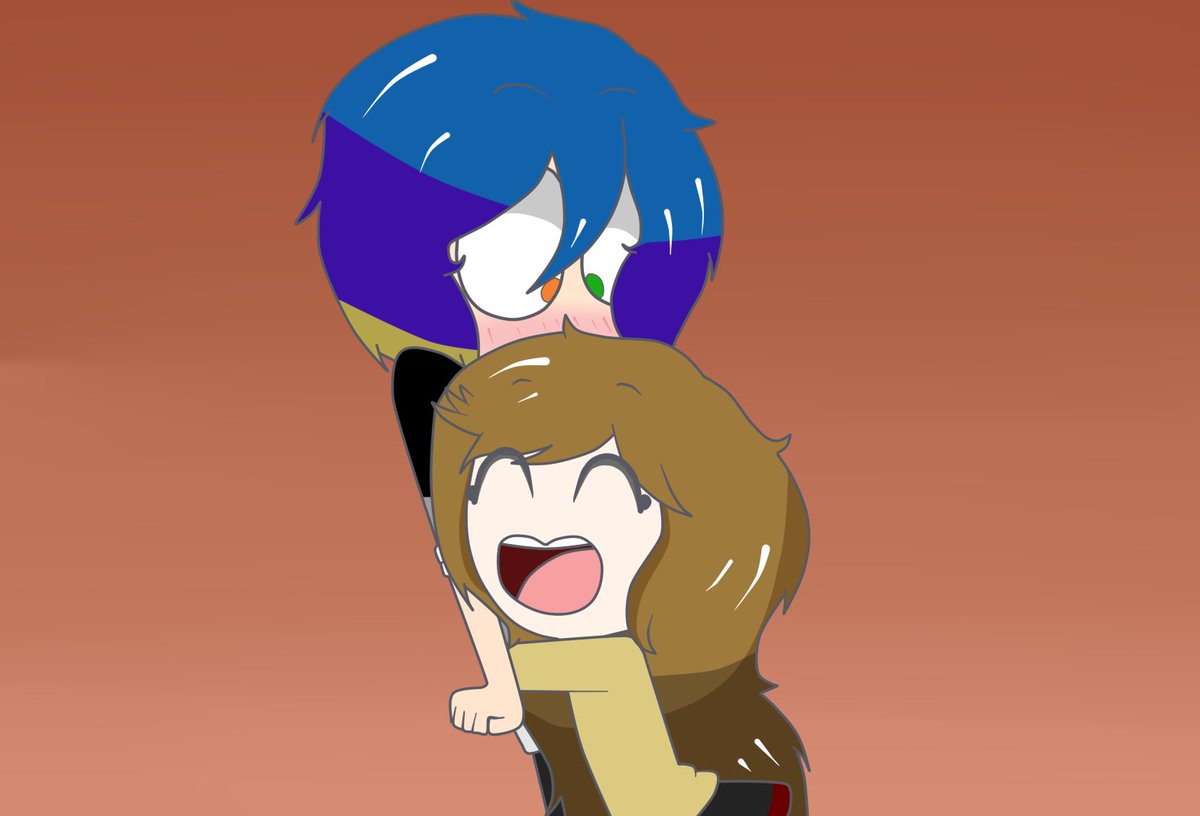 Kobu72644896's tweet photo. Ya se que #UGDL no a sacado su primer capitulo pero Aiko y Axel ya son mi otp .w. (los colores y el nombre me los habia dicho Dani ) https://t.co/zAabKZ8Frd
