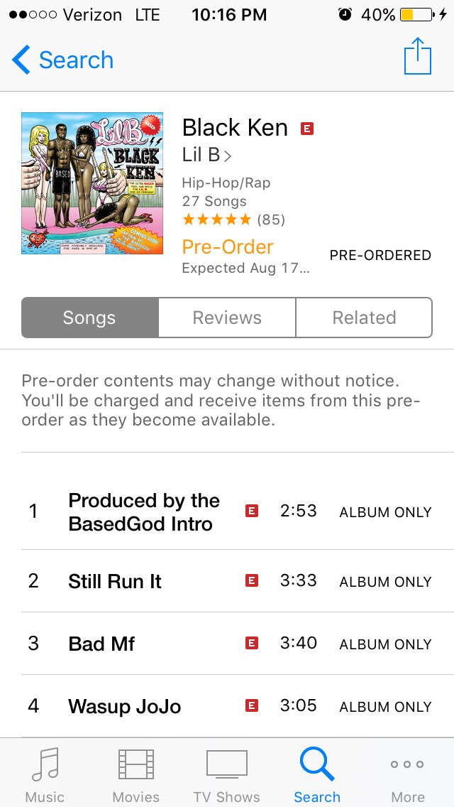BasedBible1's tweet photo. Let's fucking gooooooooo!!!!!!! New Lil B music for the first time in forever August 17th we rockin https://t.co/RTqFJqa6my