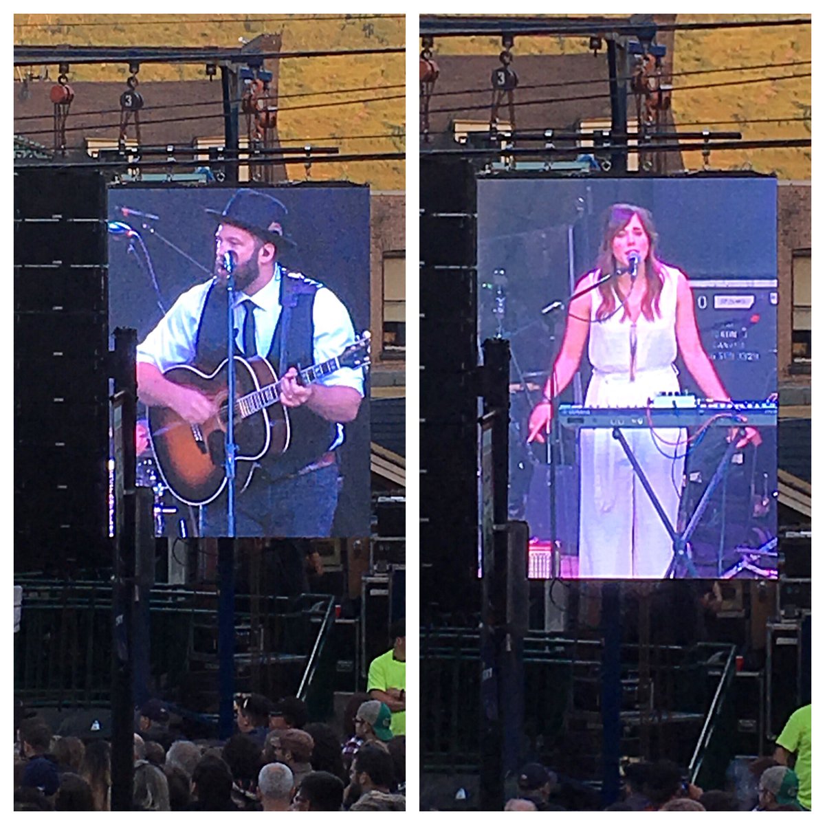 PatrickOBrien29's tweet photo. When your brother and sister-in-law are beautiful superstars @GeorgeStLive @FortunateOnesNL #lovesem #UnrealShow https://t.co/aVJ2r5a8wj