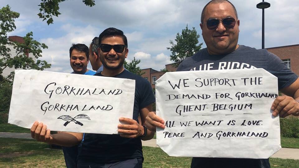 GorkhalandUtd's tweet photo. With love from #Ghent #Belgium
#Gorkhaland is always in our heart #GlobalGorkhalandUnityMarch
#JaiGorkha https://t.co/l5LCcQOrur