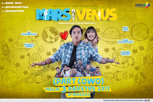 MARS MET VENUS (PART COWO) tayang mulai hari ini di bioskop. Info jadwal bit.ly/2u1KjfL