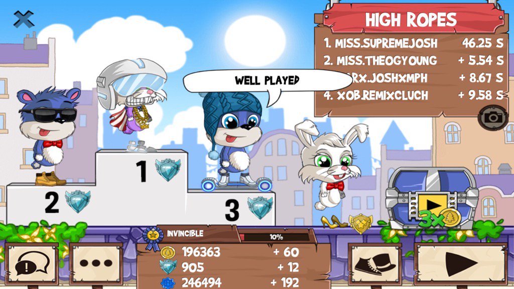 SUPREMEallDAY23's tweet photo. Get on my level, son! #funrun2 #TheOGYoung #JoshxMph #RemixCluch https://t.co/fw2MNFmWv4