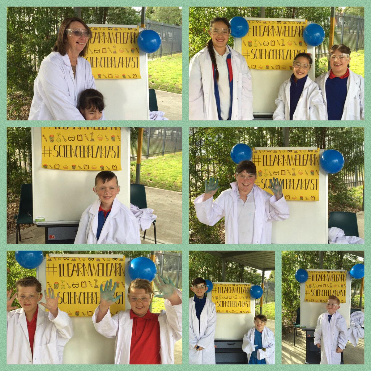 Anna75732855's tweet image. Family Science breakfast photo booth. #EDWEEK17 @k_rigas @CampbelltownPS