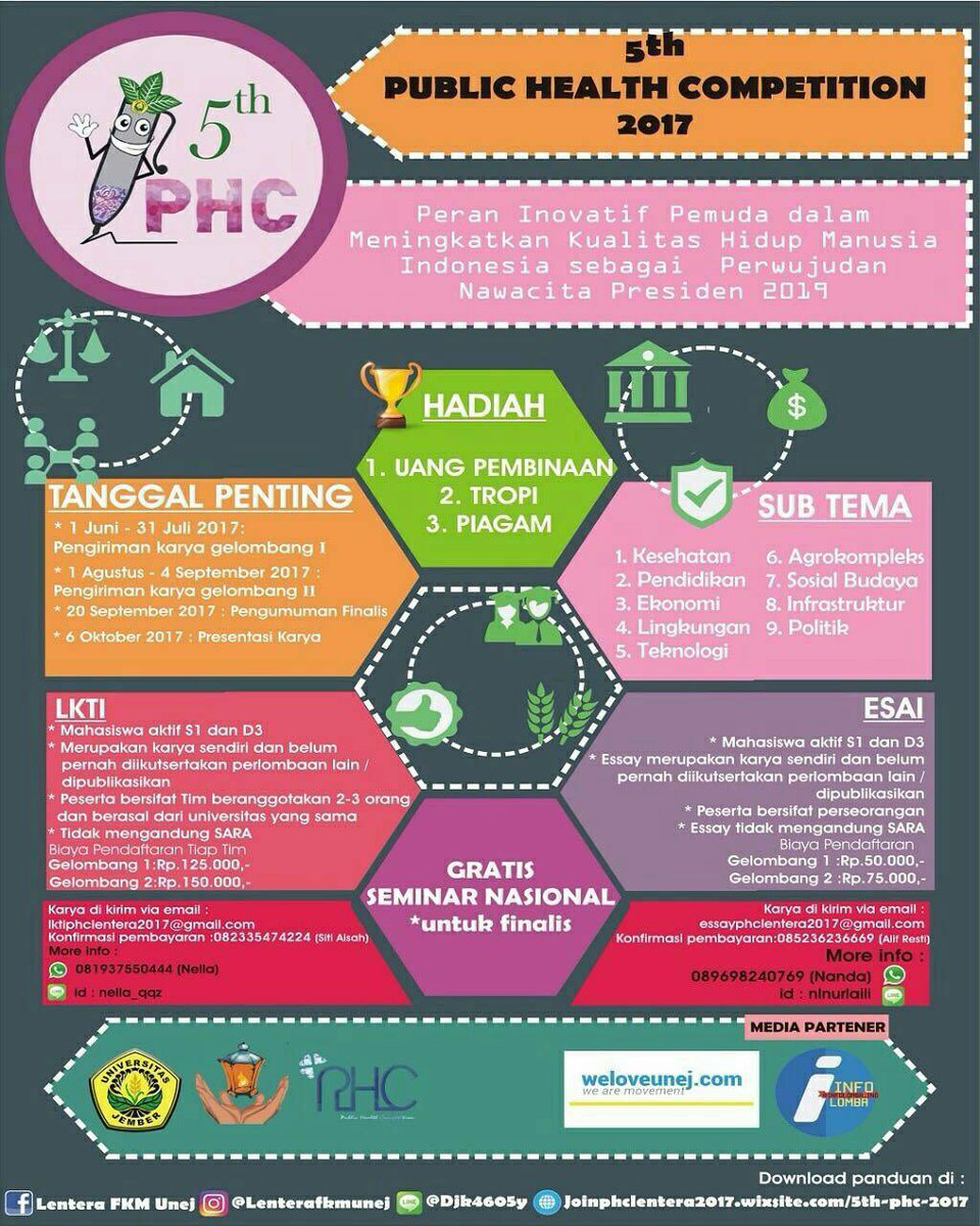 [INFO LOMBA BULAN AGUSTUS]Selamat Siang RC'ers!Info Lomba datang lagi di awal Bulan Agustus ini!Yuk cek info lomba-lomba dibawah ini!