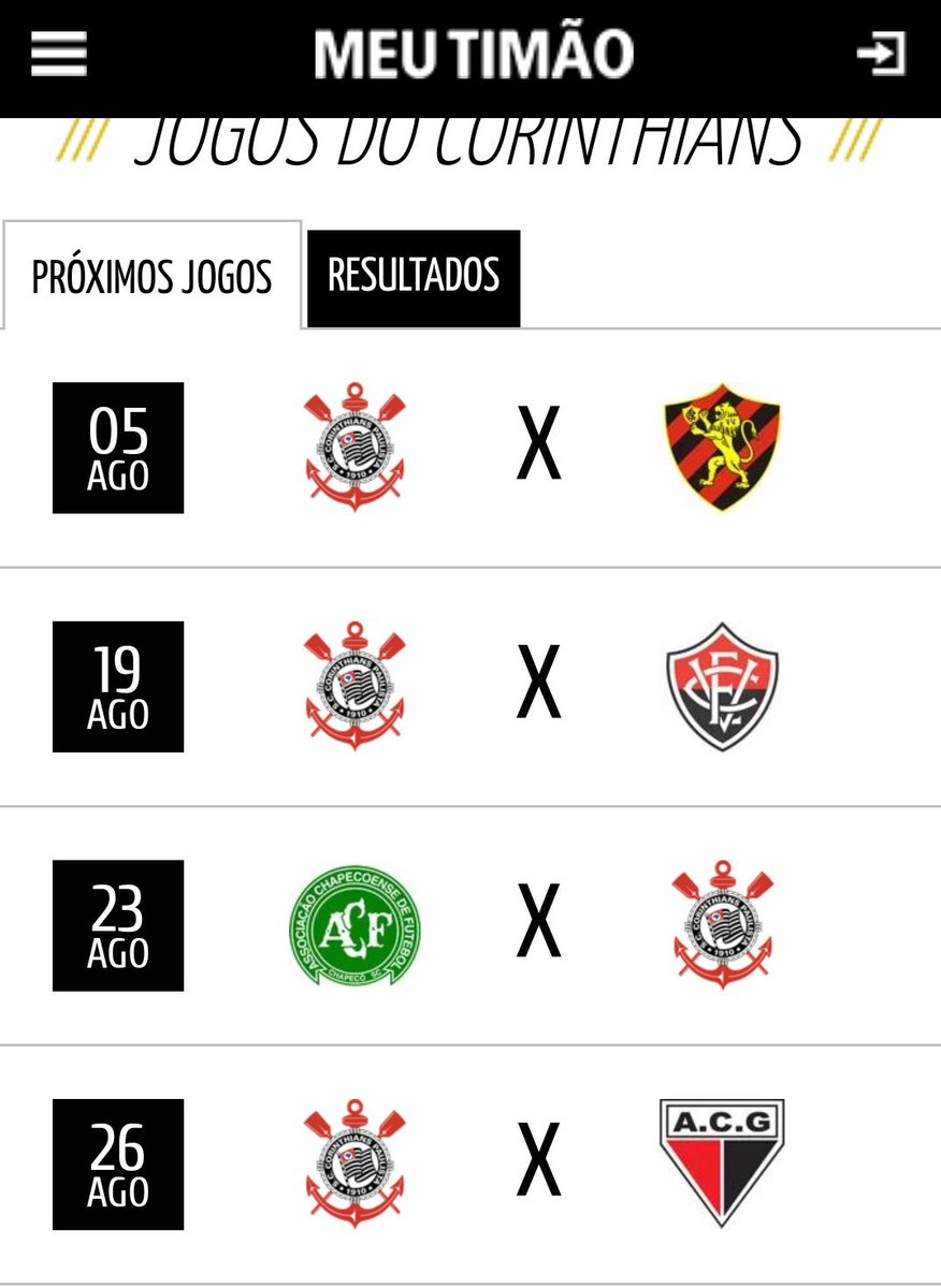 Quando é o próximo jogo do Corinthians?