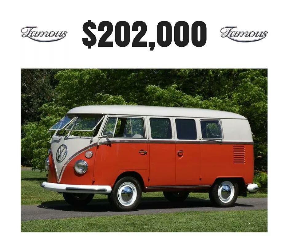 FamousCarsBikes's tweet photo. Top 5 most expensive Aussie car auctions.
#5: 1960 Volkswagen Kombi Samba Microbus.
#FamousInsurance #car #auction #kombi #vw https://t.co/Z0qGA5H0N5