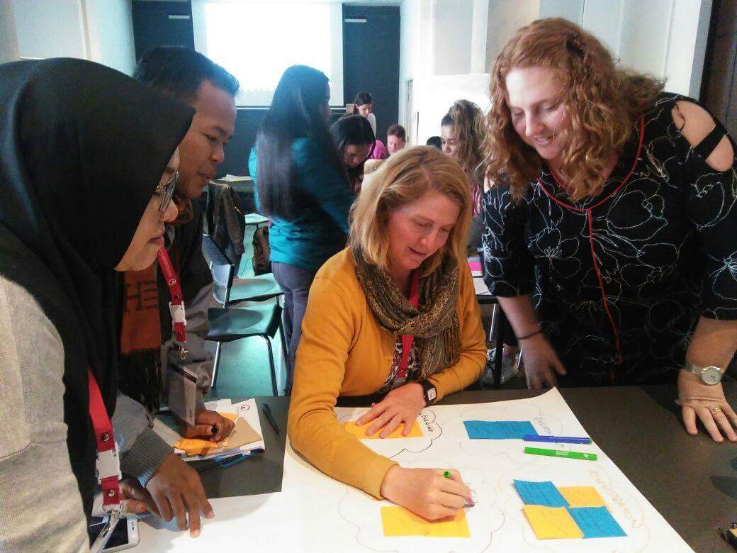 RickyShazMoran's tweet photo. #DaptoHigh collaborating with IMMIM during our design thinking session @kayte_peters https://t.co/R9djj44Nro