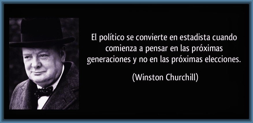 mgotazo's tweet photo. "El político se convierte en estadista cuando comienza a pensar en las próximas generaciones y no en las próximas elecciones."🎩 @hramosallup https://t.co/pRrNkdynvr