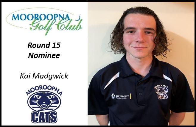 Congratulations to <a href="/MooroopnaFNC/">Mooroopna FNC</a> youngster Kai Madgwick who is the Round 15 <a href="/mooroopnagolf/">Mooroopna Golf Club</a> Rising Star Nominee!
websites.sportstg.com/assoc_page.cgi…