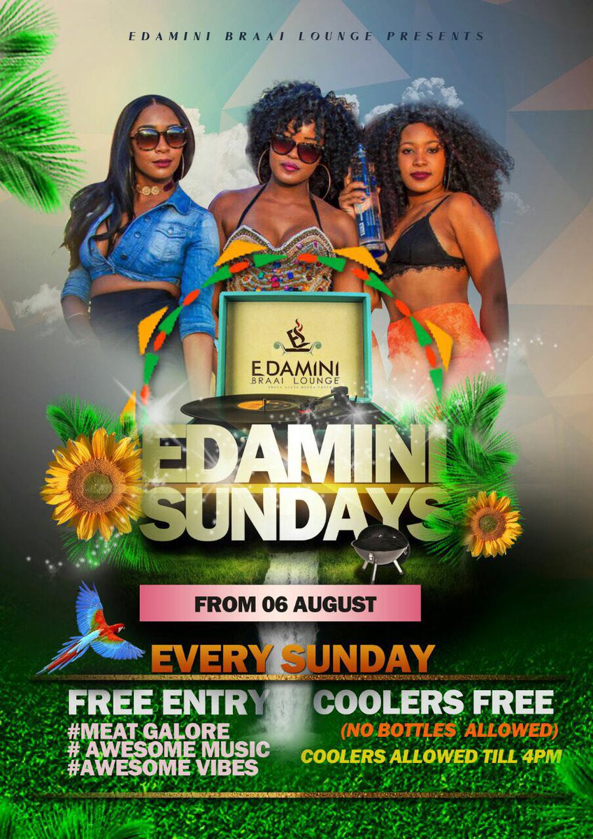 Muano_phaswana's tweet photo. #SundayTherapy
#EdaminiBraaiLounge
Free entry
#awesomeVibes
@EdaminiLounge @Dj_khathu https://t.co/79QuosyZqE
