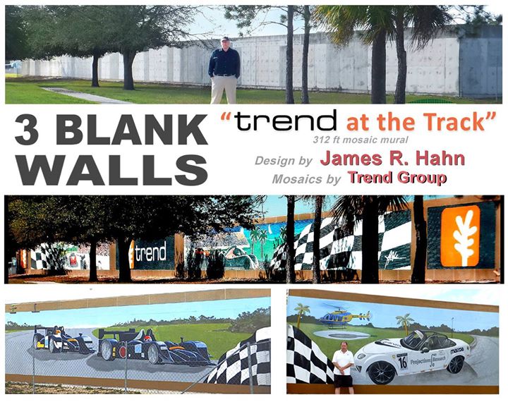 #HAHN #mural  - Wall is over 300 ft long #SebringInternationalRaceway