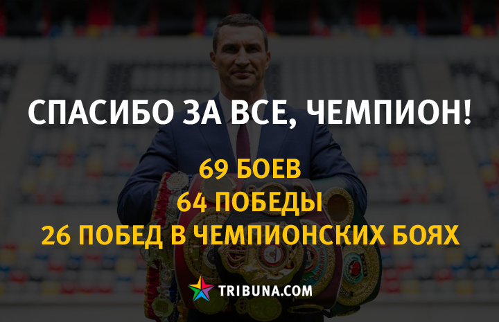 tribunaua's tweet photo. Владимир Кличко сегодня завершил карьеру 🔥

Мы тобой гордимся 👏 https://t.co/YdLaMGeXAj