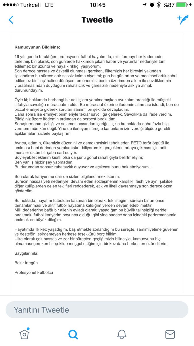 ebuebuebruerbas's tweet photo. Sen futbolun beyefendisisin adamsın adam net @bekirtegun https://t.co/PmAWECdKMS