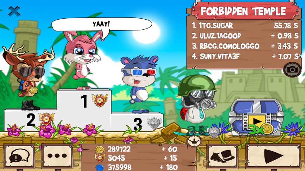 TG_SUGAR's tweet photo. Get on my level, son! #funrun2 #1AGOOD #comologgo #VITA3F https://t.co/0iP9T3iyet