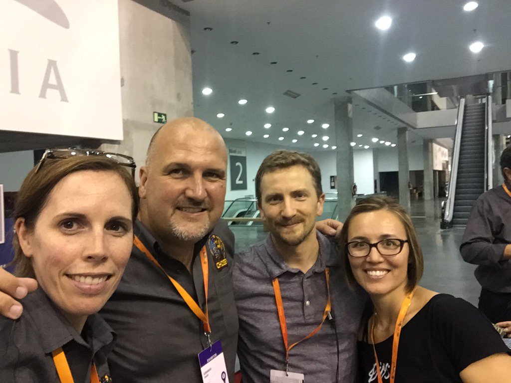 GerardoOudri's tweet photo. Pr. Bosqued, Youth Director for the Spanish Union, and his wife also stopped by our booth. #AYC2017 https://t.co/pfd4yXoDxw