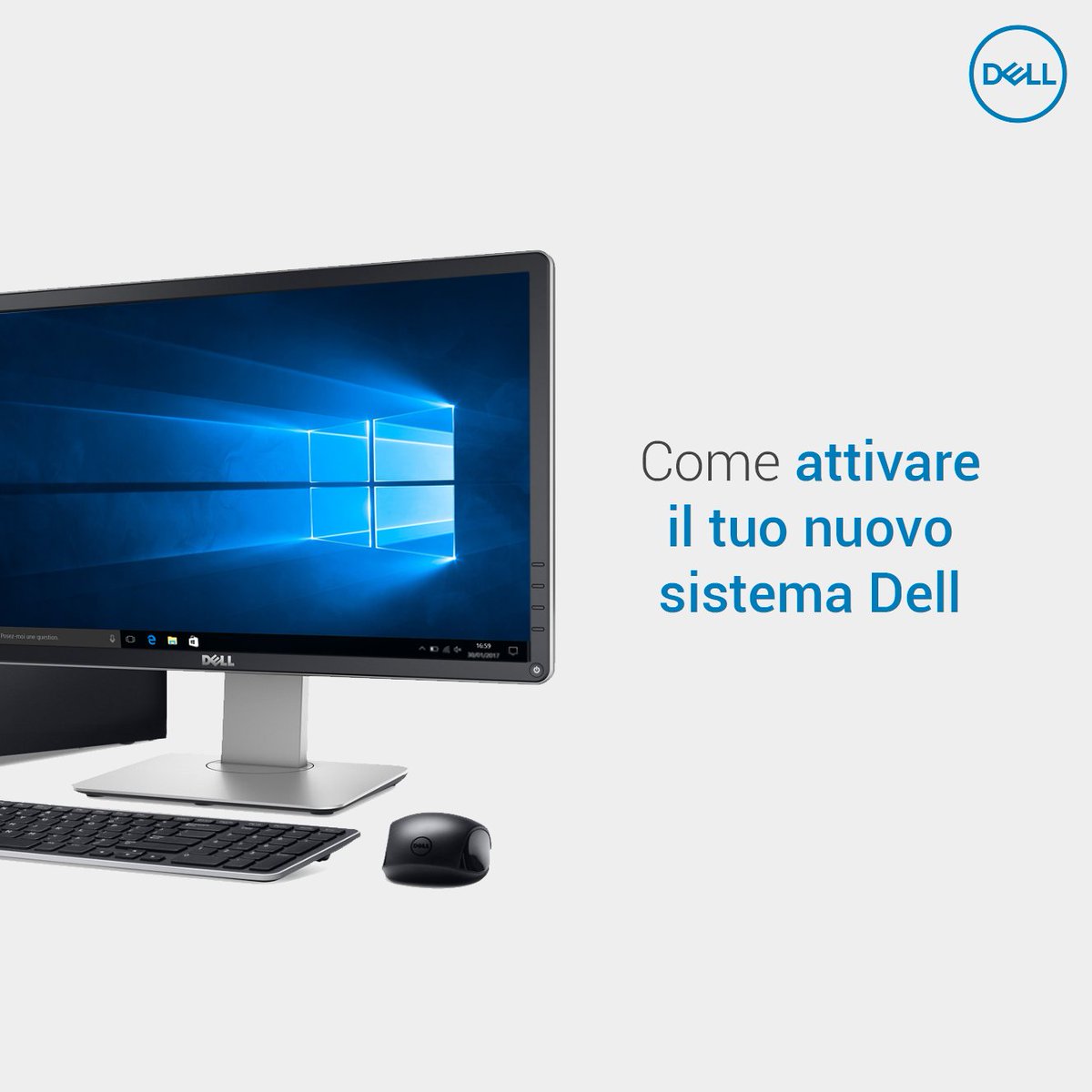 DellAiuta's tweet photo. Se avete comprato un PC #Dell #nuovo basta connettersi con l' #AccountMicrosoft per attivarlo e attivare la licenza: https://t.co/RFmCi9yvGb https://t.co/aMec1usdAn