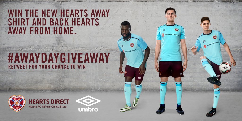 JamTarts's tweet photo. With #HMFC facing four away games, @UmbroUK are giving you a chance to #win a new away top. RT before 5pm 4th Aug to enter #AwayDayGiveAway https://t.co/TWQBLc9hda