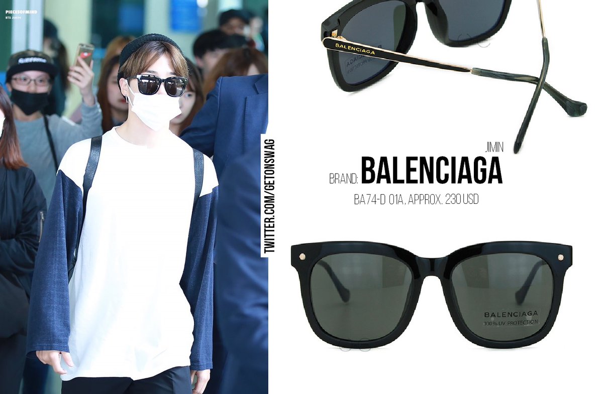 The Sunglass Inspiration You Didn't Think You Needed: Take Cues From Jimin's  Airport Look