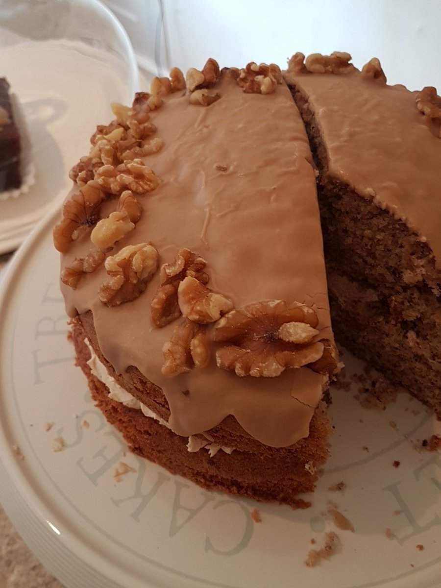 HavershamsD's tweet photo. Handmade coffee and walnut cake made with organic flour from Shipton mill and Taylor's of Harrogate coffee. #WellLane Beverley opp M and S https://t.co/9HzOxFXdLy
