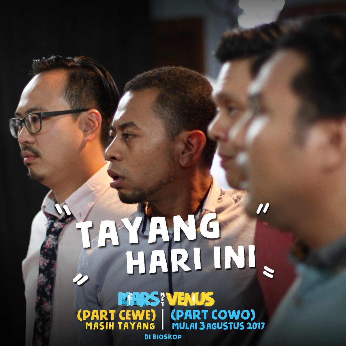 Apa yg ada dipikiran cowo bisa kamu cari tau di film #MarsMetVenusPartCowo | Mulai tayang hari ini di bioskop! #PartCeweMasihTayang