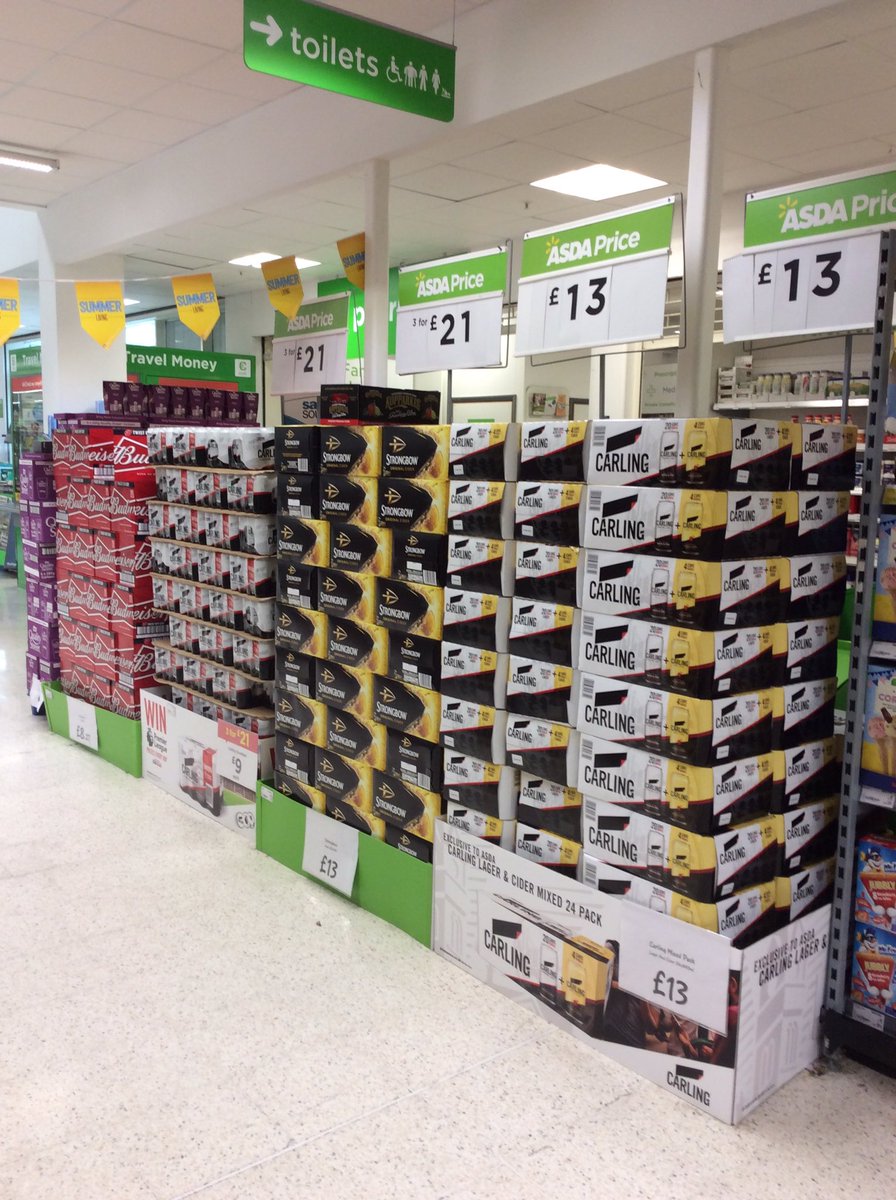 PowerforceMC37's tweet photo. This store needs no intro. @asda HA9 9EX. Hitting two spots in one with @carling #mixedpack @PowerforceMCNSM https://t.co/aFNMvFckjr