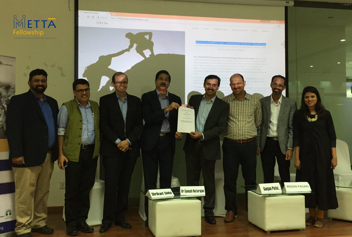 NAASCOM Foundation and Head Held High launch Mettā Fellowship!
mettafellowship.org
<a href="/madanpadaki/">Madan Padaki</a> #mettafellowship