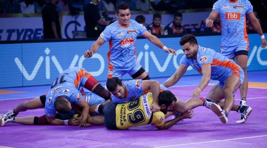 vishwagujarat's tweet image. #PKL: #Bengal Inflict 4th #Successive #Loss On #TeluguTitans
Read More : bit.ly/2uYDn5Z